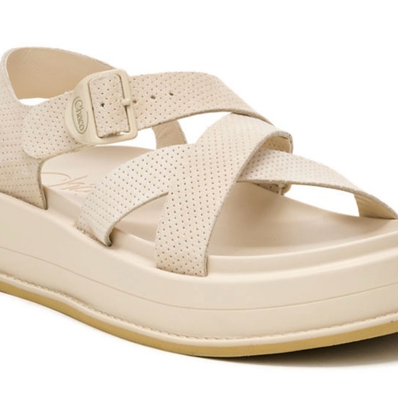 Chaco Women's Townes Suede Midform Sandals Size 9 - Picture 8 of 9